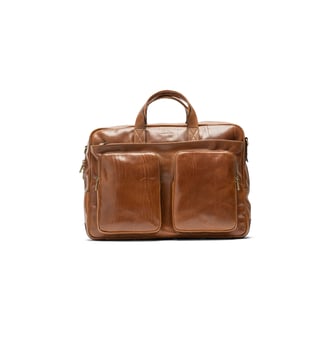 Porte-documents en cuir italien Cambridge - Rodd & Gunn - Cognac