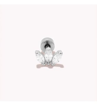 Piercing Lotus - Nebuleuse Bijoux - Argent