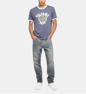 T-shirt Woody - Zadig&Voltaire - Gris chiné clair