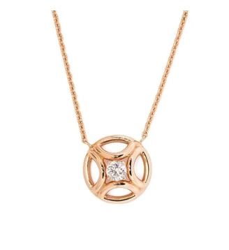Pendentif Perpétuel.le 0.25 carat - Loyal.e Paris - Or rose