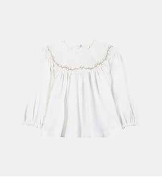 Blouse -  à smocks - Tartine Et Chocolat - Écru