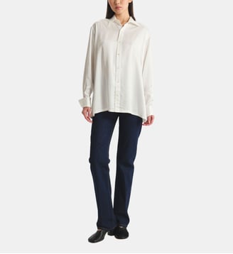 Chemise Nova en viscose recyclée - Ines de la Fressange Paris - Blanc