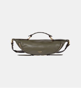 Sac à main Origami cuir - Lancel - Kaki foncé