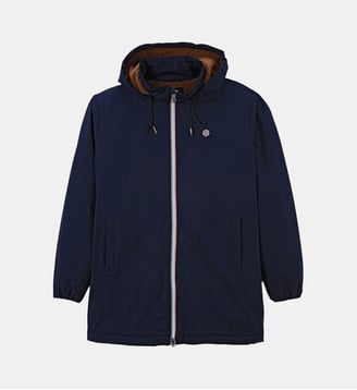 Parka Stormer mi-longue - Serge Blanco - Bleu marine