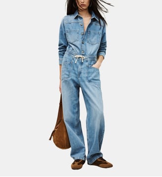 Combinaison Myrella denim - Ba&sh - Bleu délavé