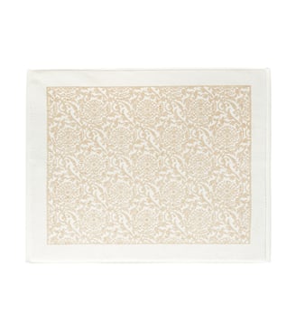 Tapis de bain Charme 100% coton - Le Jacquard Francais - Jaune
