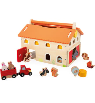 Ma première ferme en bois - Janod - Multicolore