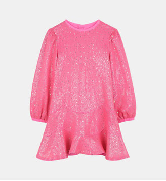 Robe à manches longues - Billieblush - Pêche