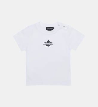 T-shirt avec Maple Leaf - Dsquared2 - Blanc