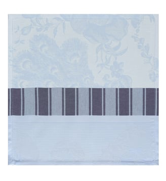 Serviette de table À la Française 100% coton - Le Jacquard Francais - Bleu clair