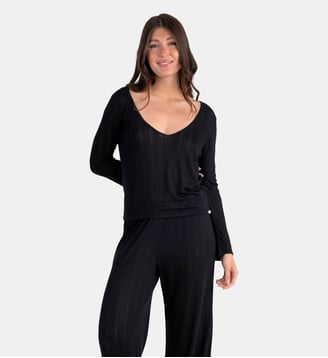 Pantalon large CHARLIE - Passionata - Noir