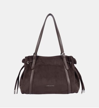 Grand sac cabas épaule Velvet Emma - Lancaster - Marron