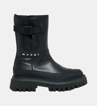 Bottes avec logo - Marni - Noir