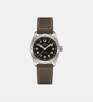 Montre automatique Khaki Noir H70225830 - Hamilton - Argenté