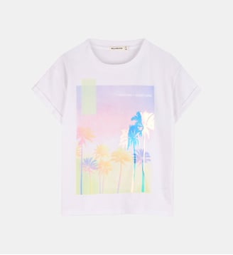 Tee-shirt manches courtes - Billieblush - Blanc
