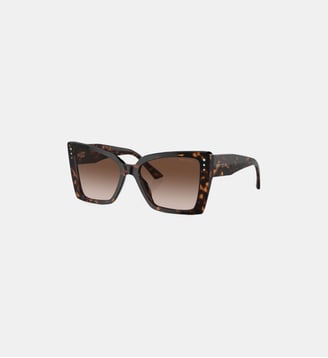 Lunettes de soleil Papillon JC5001B - Jimmy Choo - Marron