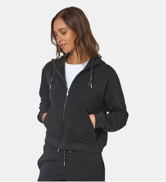 Veste zippée à capuche Dalila - Jott - Noir