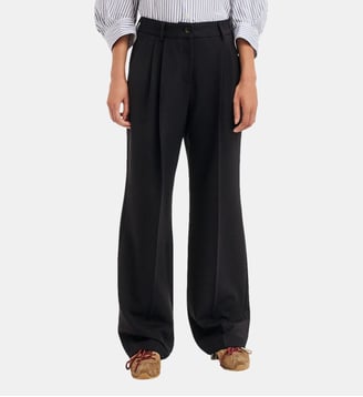 Pantalon droit et large à pinces - MANE - Pablo - Cinnamon