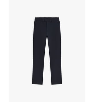 pantalon en coton bleu - Agnès b. - Bleu fregate