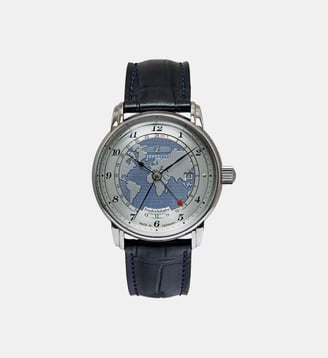 Montre automatique Friedrichshafen Bleu, Argenté Z-8596-3 - Zeppelin - Argenté