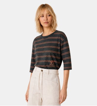 Tshirt Tano Str - Leon & Harper - Grey