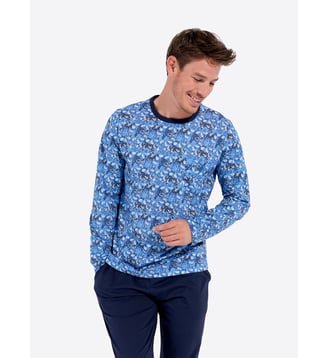 Pyjama Vibe - Hom - Bleu