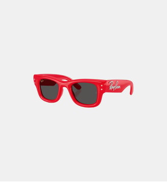 Lunettes de soleil Carré RB4940B Wayfarer Puffer Crystal Edition - Ray Ban - Rouge