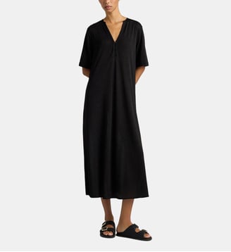 Robe penelope en lurex - Momonì - Noir
