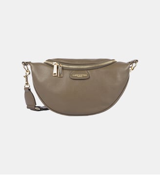 Sac banane Dune en cuir - Lancaster - Kaki