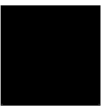 Plaque de sol Carrée extérieure noire 75 - Le Marquier - Standard