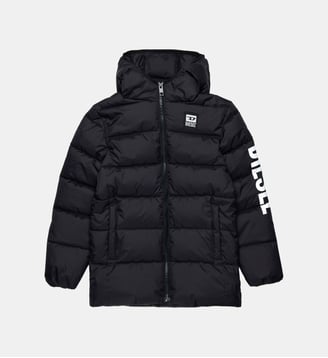 Veste matelassée avec logo - Diesel Kids - Noir