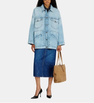 Veste workwear en denim oversized Diesel