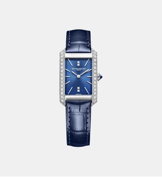 Montre Hampton Bleu foncé M0A10709 - Baume & Mercier - Argenté