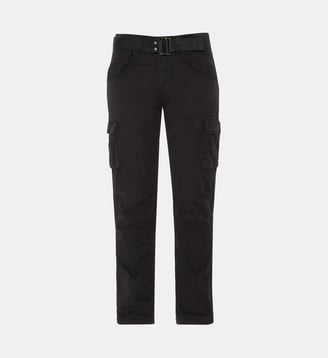 Pantalon cargo multipoches - Schott - Noir