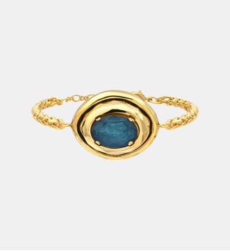 Bracelet chaîne   - Carmen - Satellite - Bleu