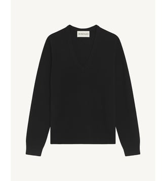 Pull col V Origines - Bompard - Noir
