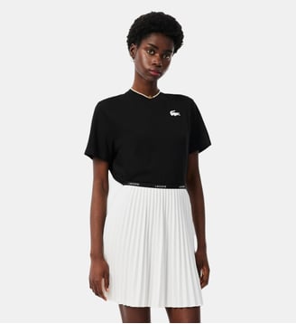 T-shirt d'intérieur jersey de coton - Lacoste - Noir et blanc