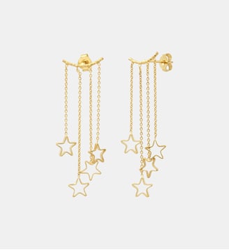 Boucles d'oreilles dorées grand modèle - cassiopee Caroline Najman
