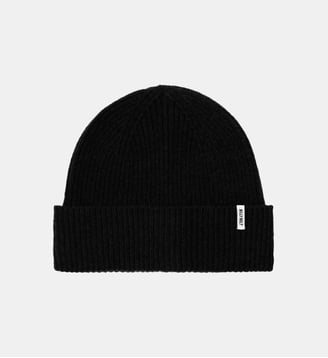 Bonnet en laine d'agneau - Billybelt - Noir