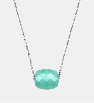 Collier, amazonite, or blanc Morganne Bello