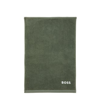 Serviette de toilette  en coton - Boss Home - Lichen