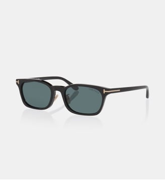 Lunettes de soleil Rectangulaire FT1350-D - Tom Ford - Noir brillant
