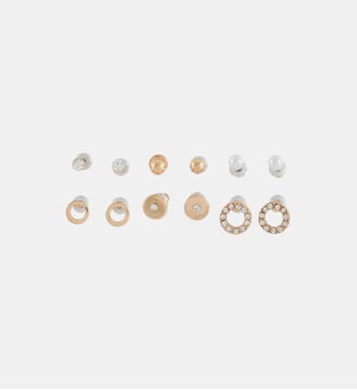 Set de 6 paires de puces d'oreilles perles - Balaboosté - Gold