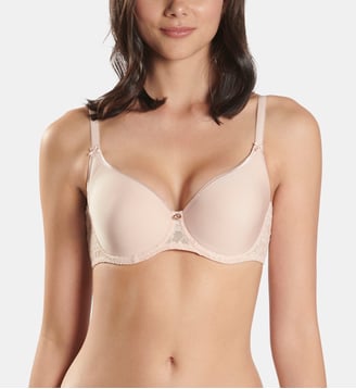 Soutien-gorge T-shirt bra Rosessence - Aubade - Beige