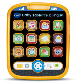 Jeu éducatif Baby tablette bilingue - Vtech - Orange