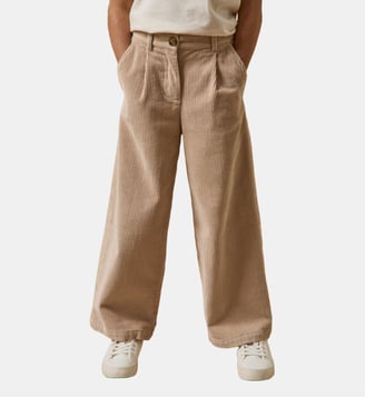 Pantalon flare en velours - Cyrillus - Beige