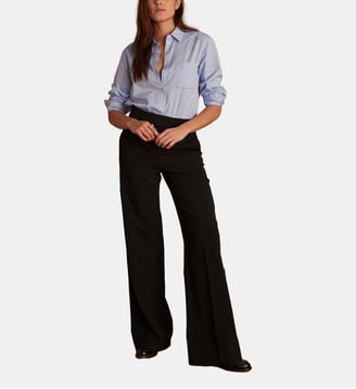 Pantalon De Tailleur Taille Haute Layla - Maison 123 - Noir
