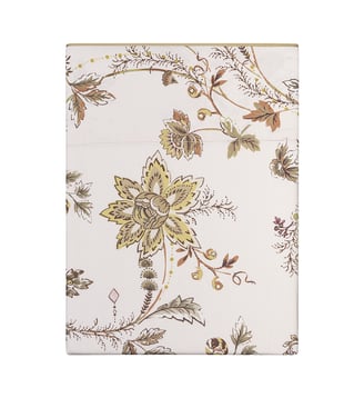 Drap plat imprimé en satin de coton bio, MAUSSANE Alexandre Turpault