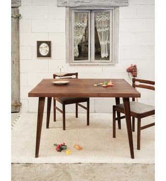 Table à manger Karla N°1277- Produit chiné - Debongout - Bois foncé