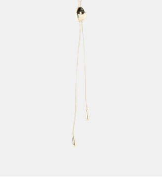 Collier Y galet coulissant - Collection Recyclée - Balaboosté - Doré
